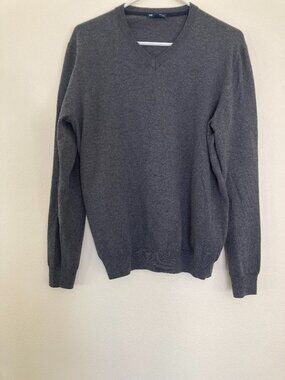 Gap Men's Beautiful Soft Medium Pima Cotton Gray Sweater